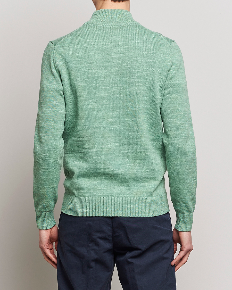 Herren | Pullover | Morris | Randall Cotton Half Zip Green