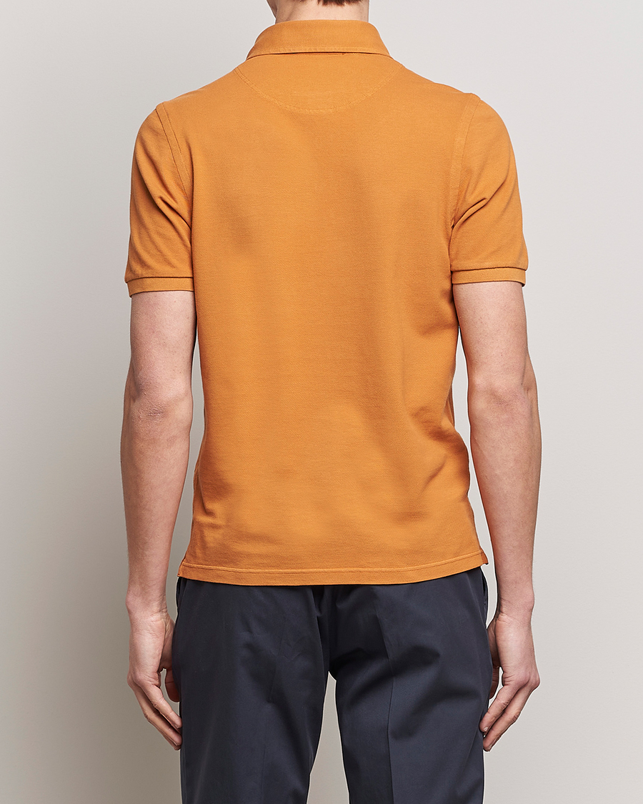 Herren | Poloshirts | Gran Sasso | Washed Polo Orange
