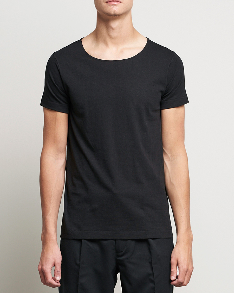 Herren | Contemporary Creators | Merz b. Schwanen | 1920s Loopwheeled T-Shirt Black