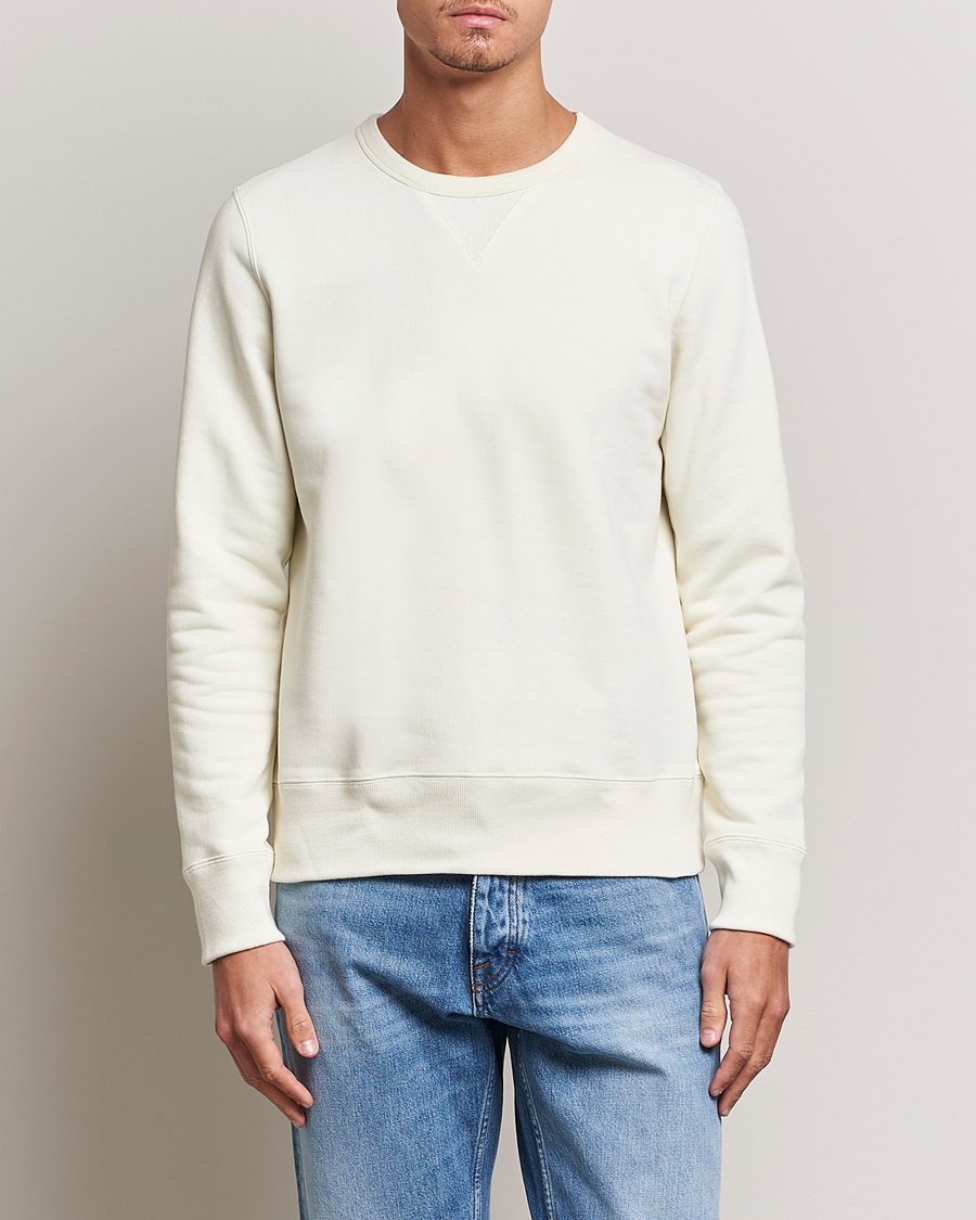 Herren | Pullover | Merz b. Schwanen | Organic Cotton Crew Neck Sweat Oat