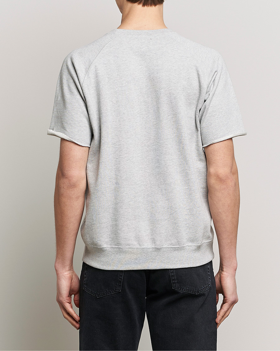 Herren | T-Shirts | BEAMS PLUS | Cut Off Sweatshirt Heather Grey