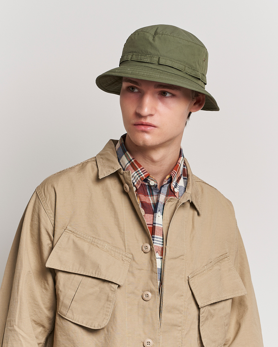 Herren | BEAMS PLUS Ripstop Jungle Hat Olive | BEAMS PLUS | Ripstop Jungle Hat Olive
