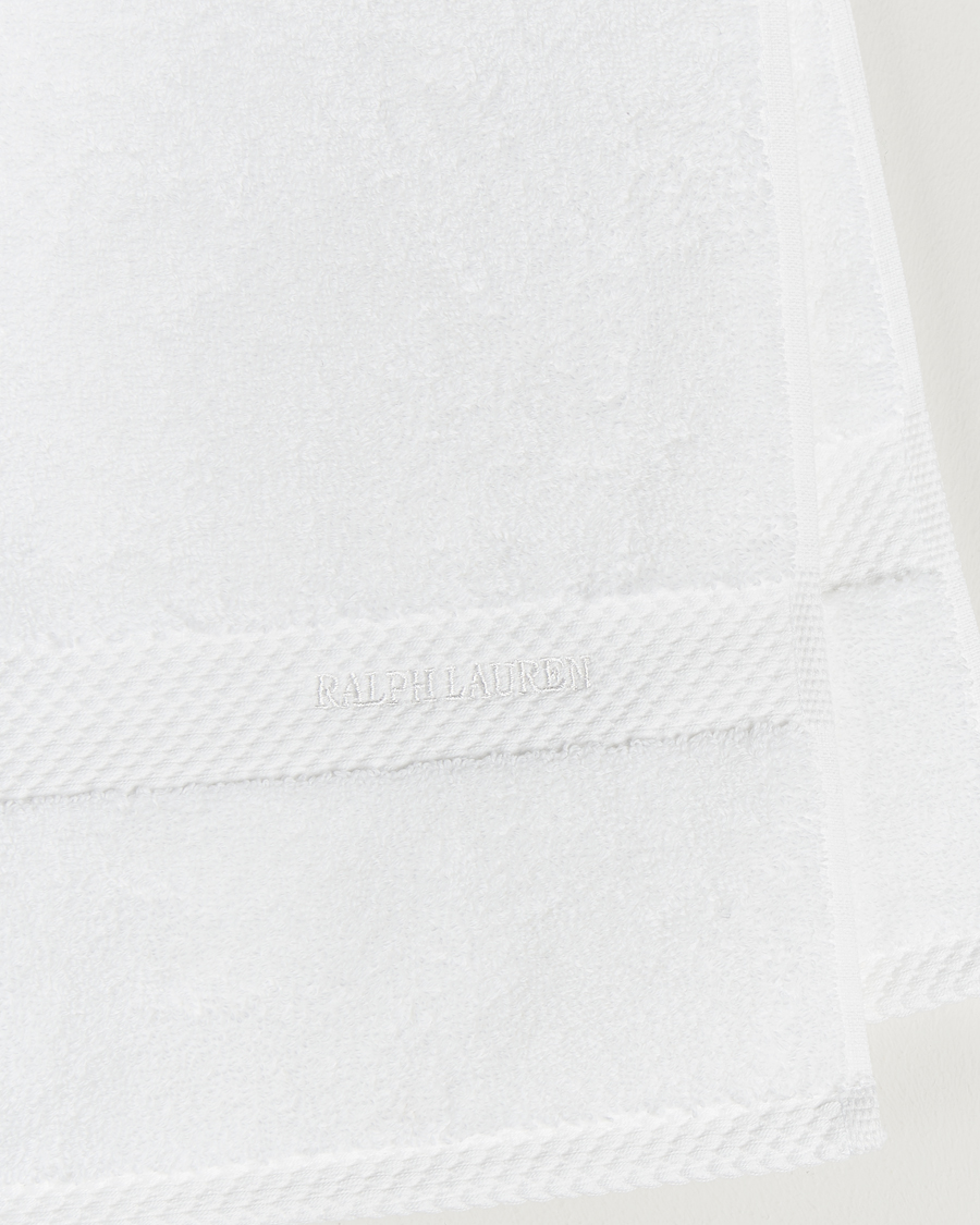 Herren | Ralph Lauren Home Avenue Guest Towel 42x70 White | Ralph Lauren Home | Avenue Guest Towel 42x70 White