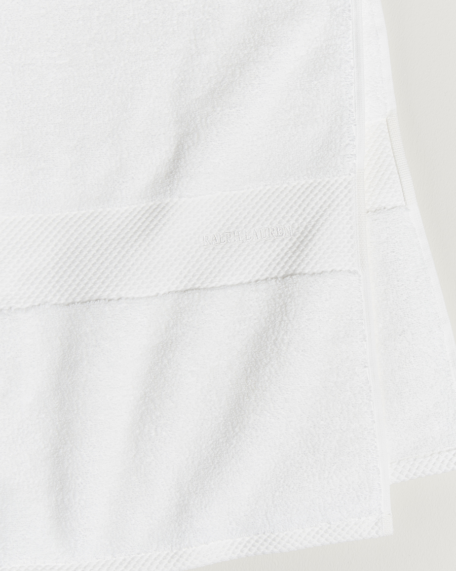 Herren | Ralph Lauren Home Avenue Shower Towel 75x137 White | Ralph Lauren Home | Avenue Shower Towel 75x137 White