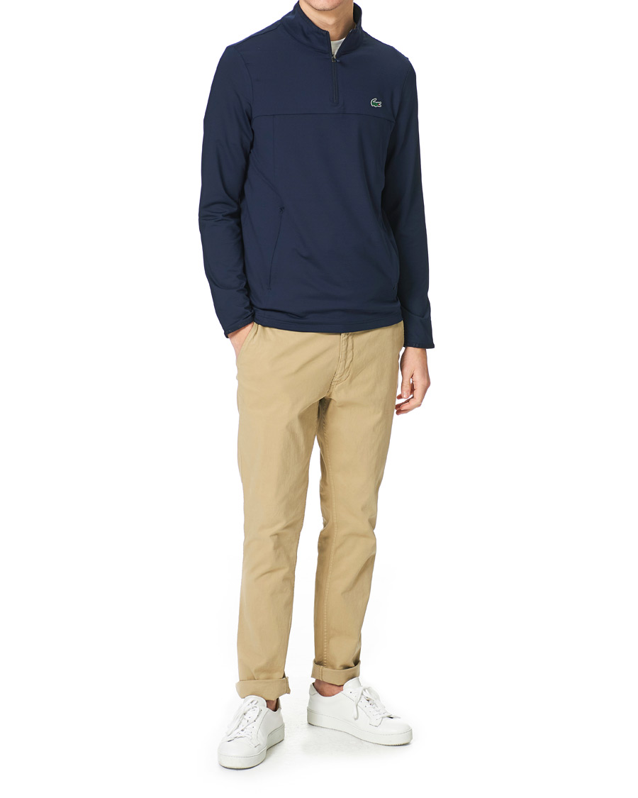 Herren | Pullover | Lacoste Sport | Performance Midlayer Half Zip Navy Blue