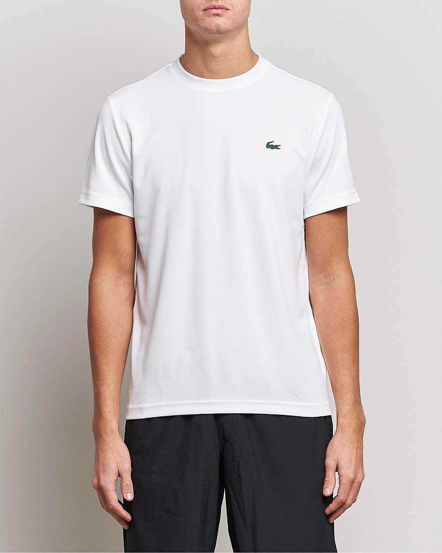 Herren | T-Shirts | Lacoste | Sport Performance Crew Neck T-Shirt White