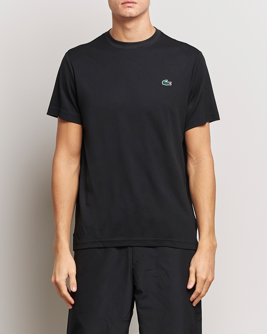 Herren | T-Shirts | Lacoste | Sport Performance Crew Neck T-Shirt Black