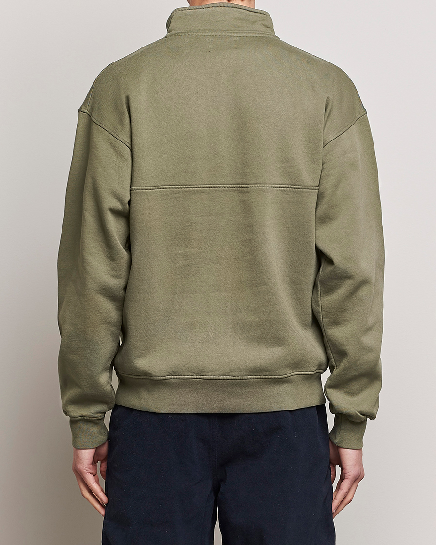 Herren | Pullover | Colorful Standard | Classic Organic Half-Zip Dusty Olive