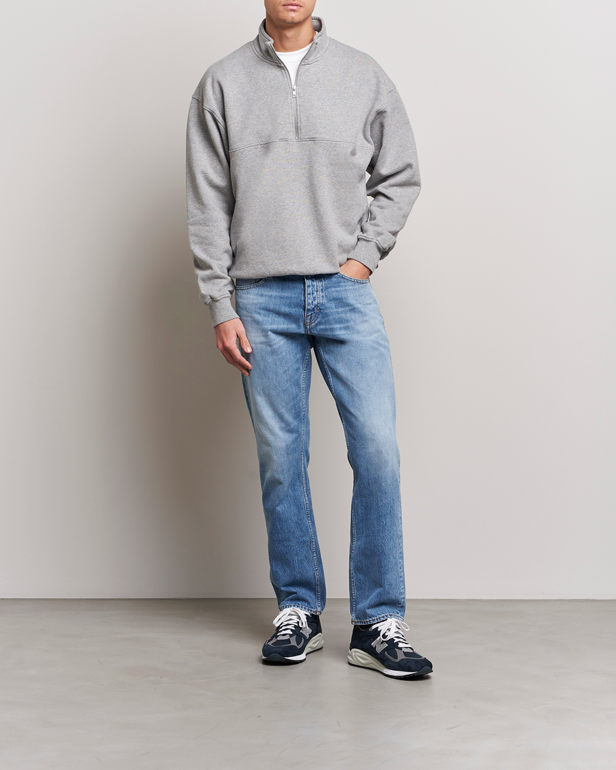 Herren | Pullover | Colorful Standard | Classic Organic Half-Zip Heather Grey