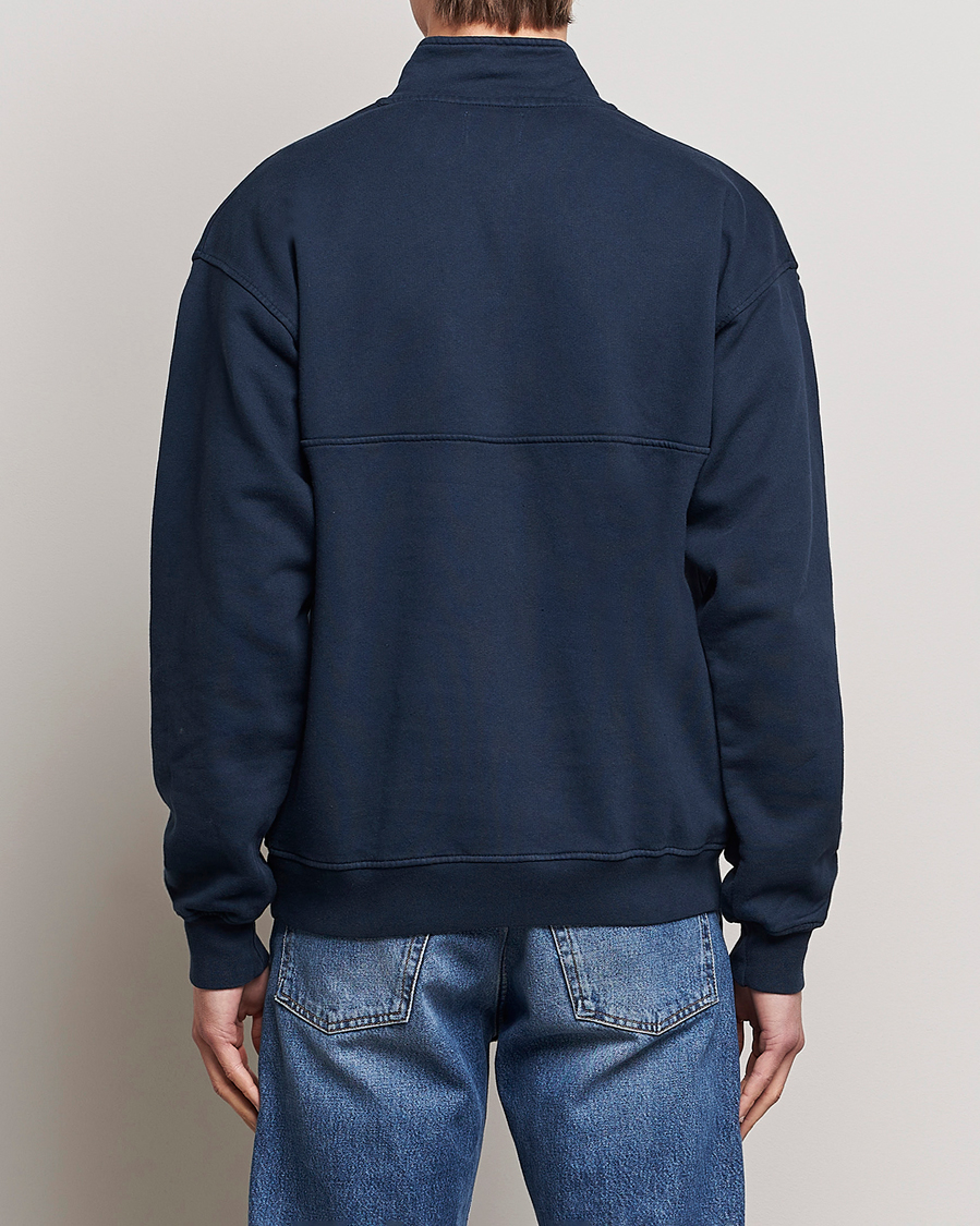 Herren | Pullover | Colorful Standard | Classic Organic Half-Zip Navy Blue