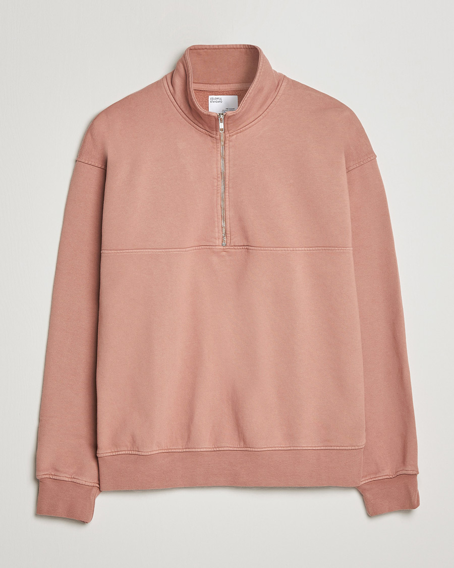 Herren | Pullover | Colorful Standard | Classic Organic Half-Zip Rosewood Mist