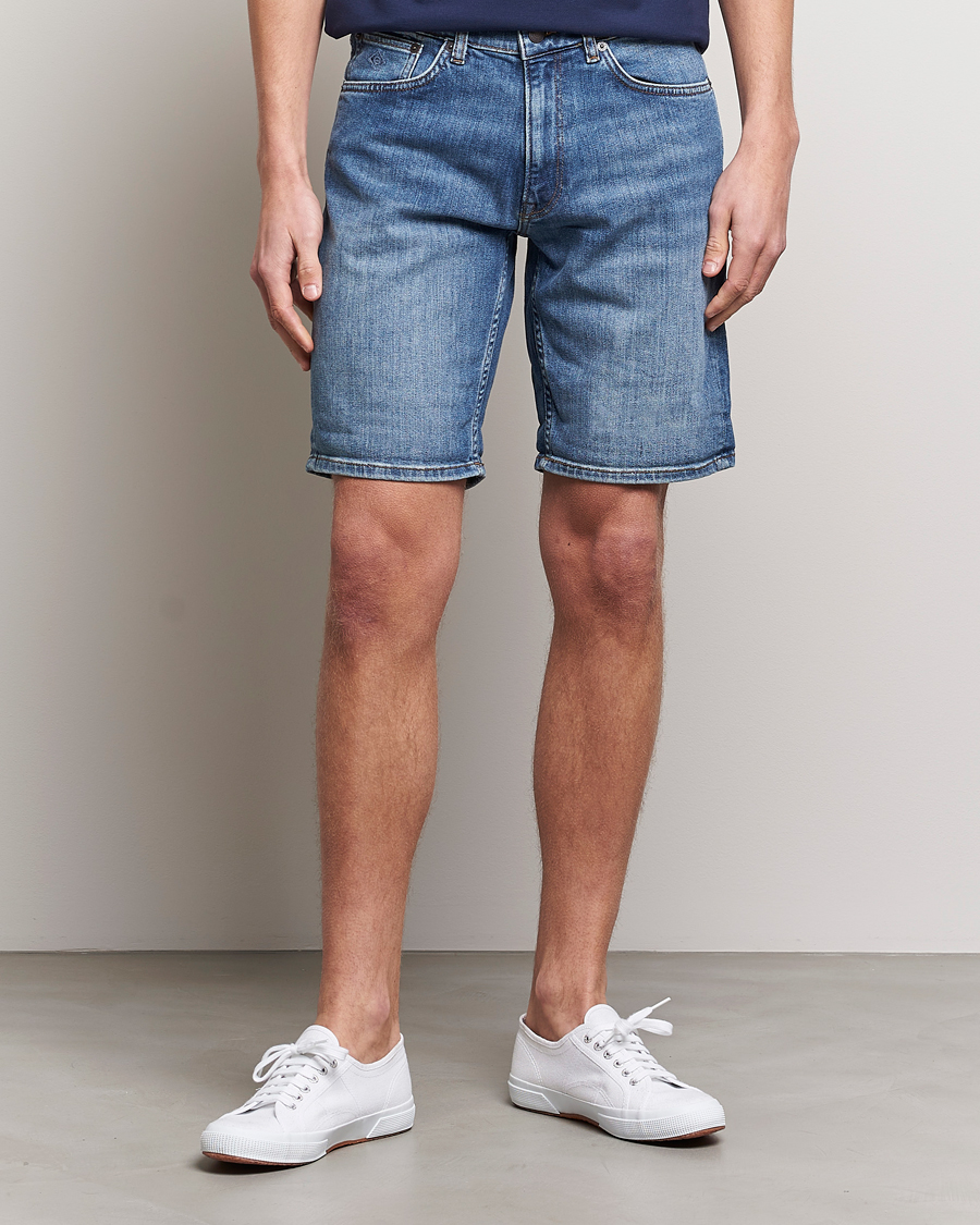 Herren | Shorts | GANT | Arley Denim Shorts Light Blue