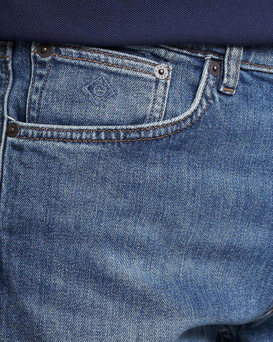 Herren | Shorts | GANT | Arley Denim Shorts Light Blue