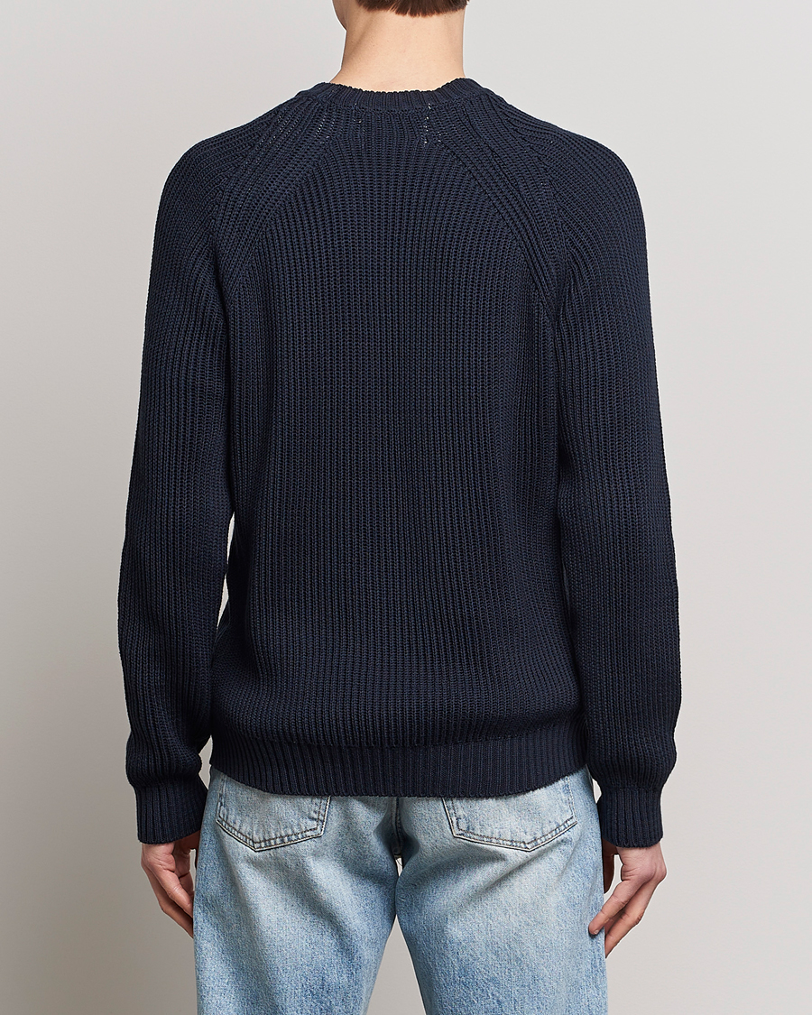 Herren | Pullover | Peregrine | Harry Organic Cotton Sweater Navy
