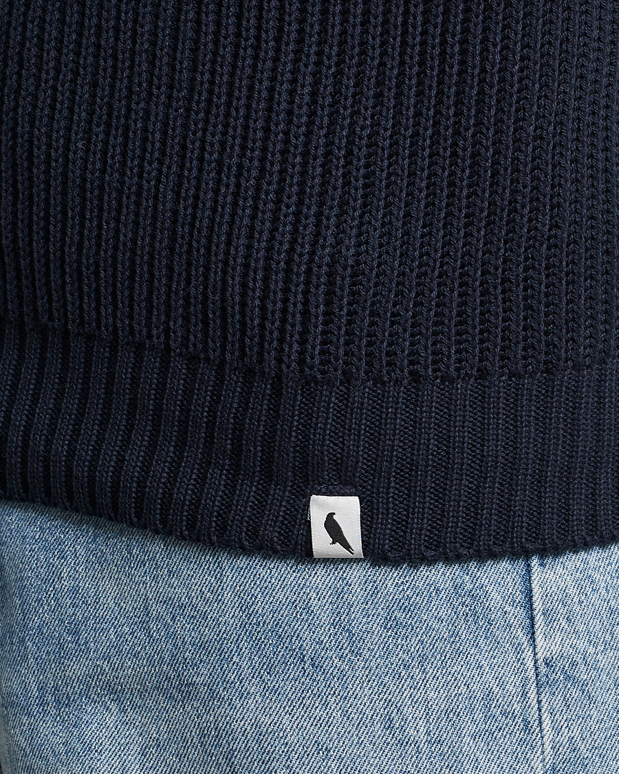 Herren | Pullover | Peregrine | Harry Organic Cotton Sweater Navy
