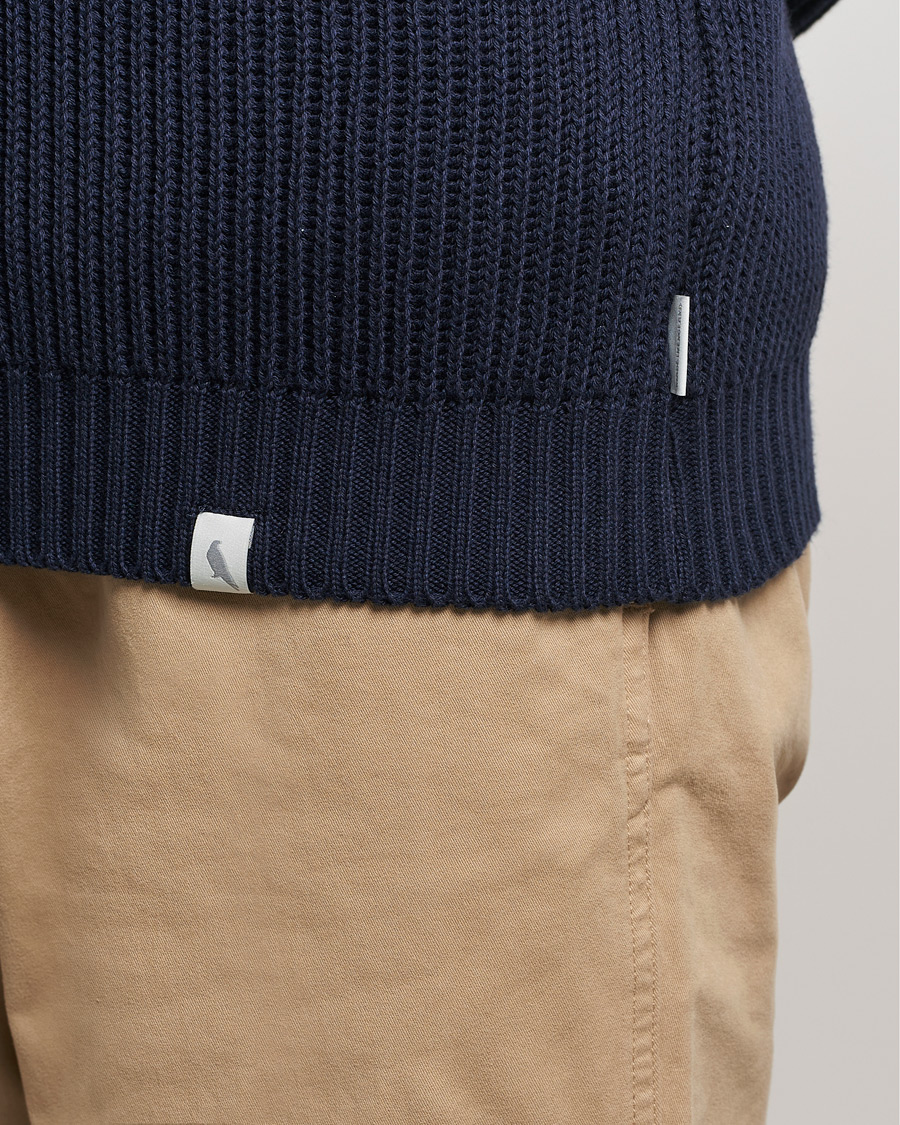 Herren | Pullover | Peregrine | Felix Quarter Zip Jumper Navy