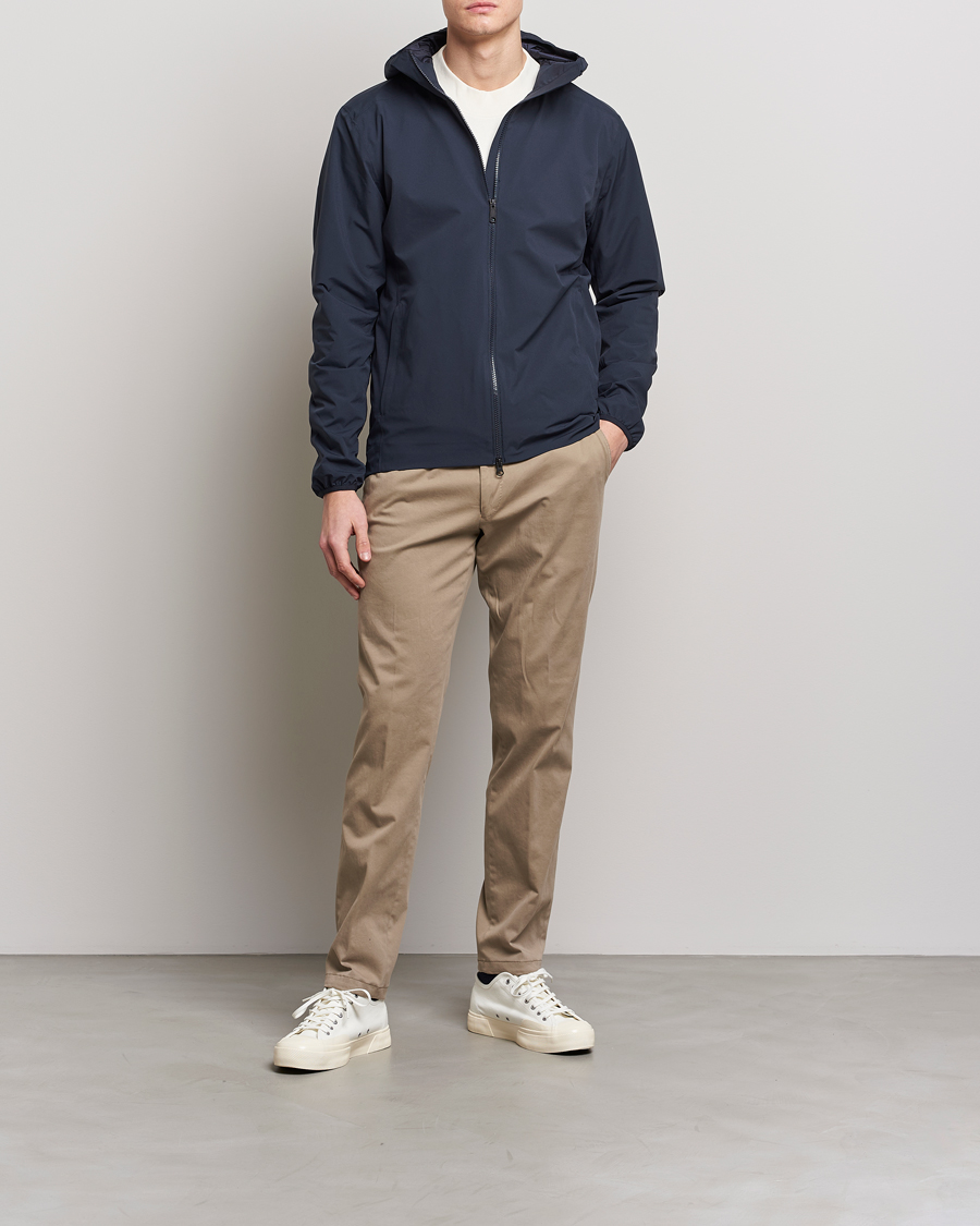 Herren | Jacken | Scandinavian Edition | Hood Waterproof Jacket Midnight Blue