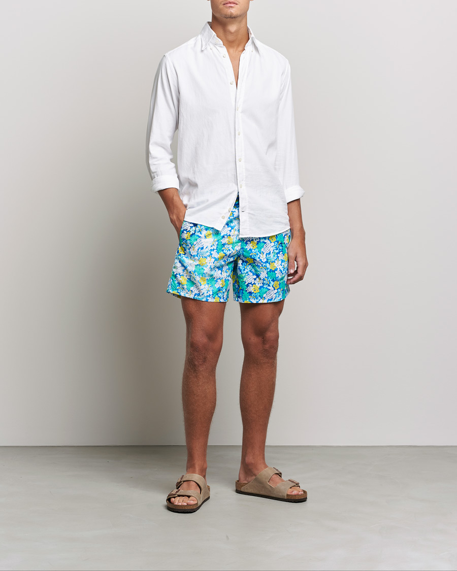 Herren | Badehosen | Vilebrequin | Moorea Swim Shorts Blue Lazuli