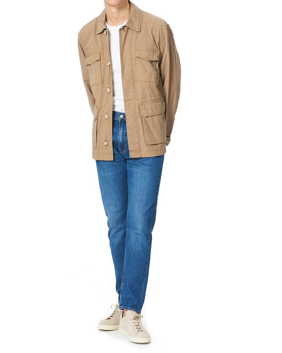 Herren | Hemden | Woolrich | Military Cotton Field Shirt Jacket Khaki