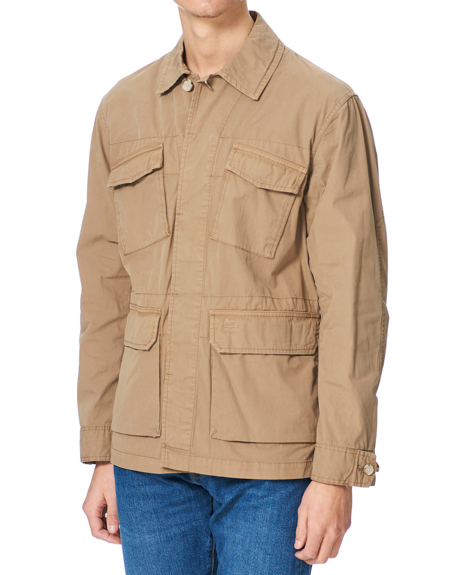 Herren | Hemden | Woolrich | Military Cotton Field Shirt Jacket Khaki