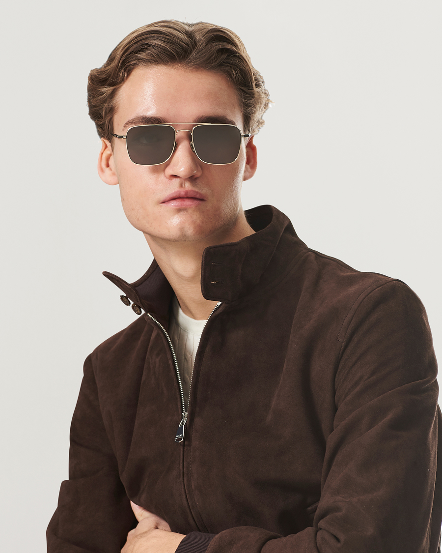 Herren | Accessoires | Brioni | BR0101S Sunglasses Gold/Grey