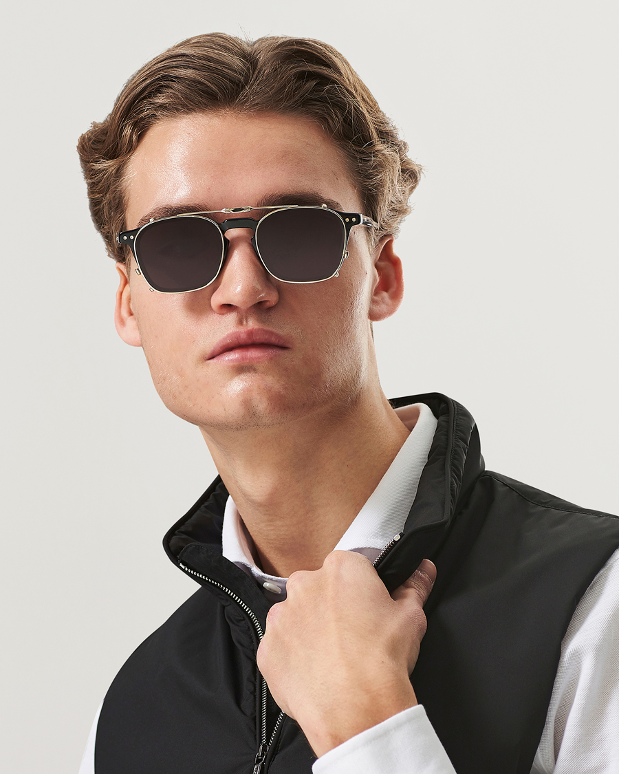 Herren | Sale | Brioni | BR0097S Sunglasses Black/Grey