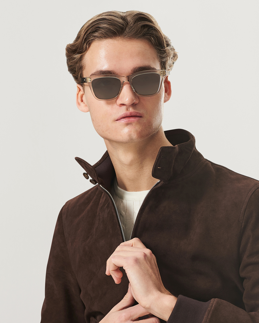 Herren | Brioni BR0099S Sunglasses Beige/Green | Brioni | BR0099S Sunglasses Beige/Green