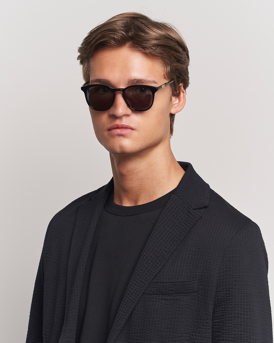 Herren | Gucci GG1157S Sunglasses Black/Grey | Gucci | GG1157S Sunglasses Black/Grey
