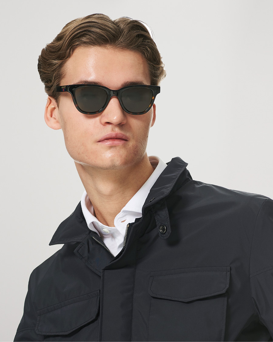 Herren | Gucci GG1116S Sunglasses Havana/Green | Gucci | GG1116S Sunglasses Havana/Green