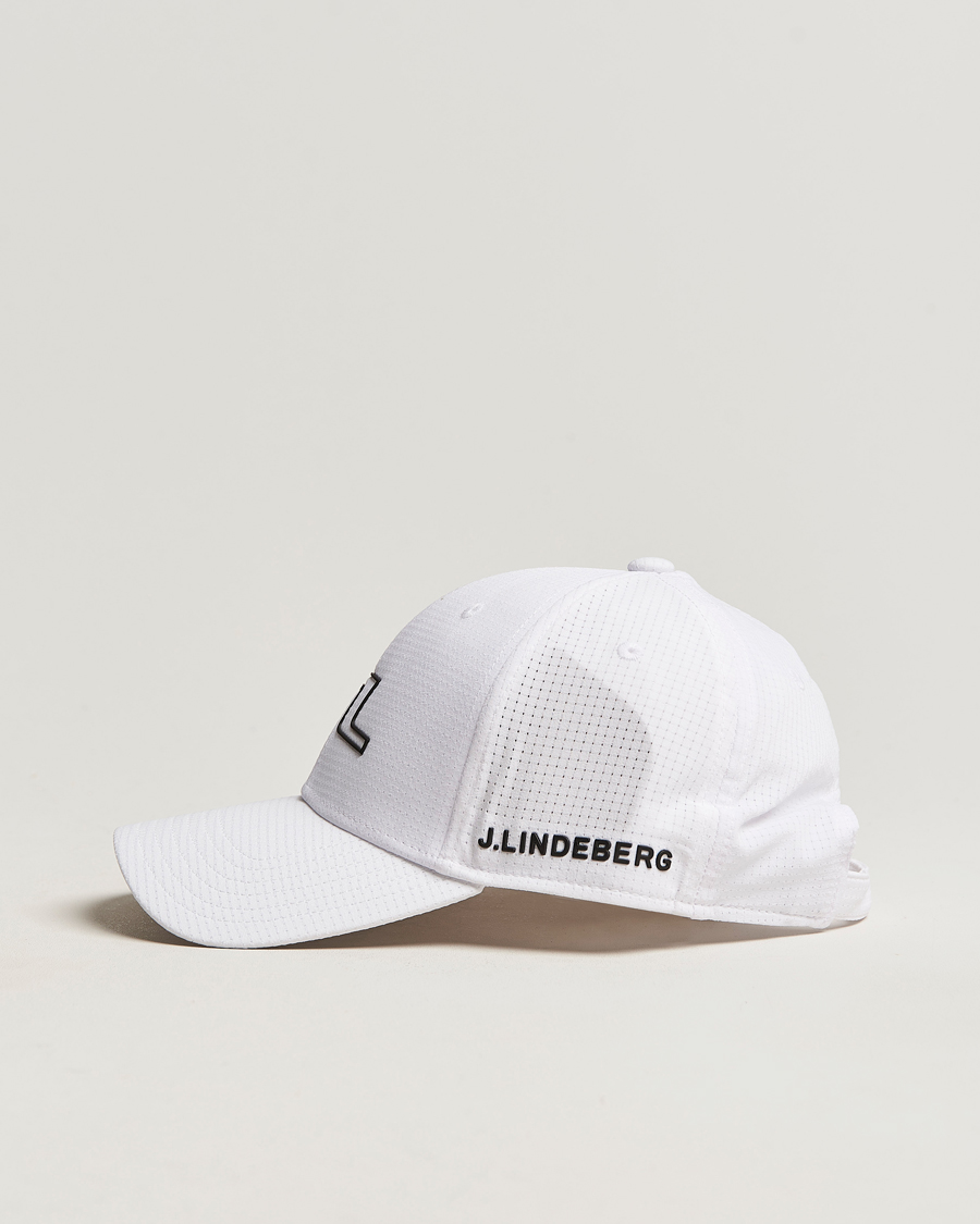 Herren | J.Lindeberg Caden Golf Cap White | J.Lindeberg | Caden Golf Cap White
