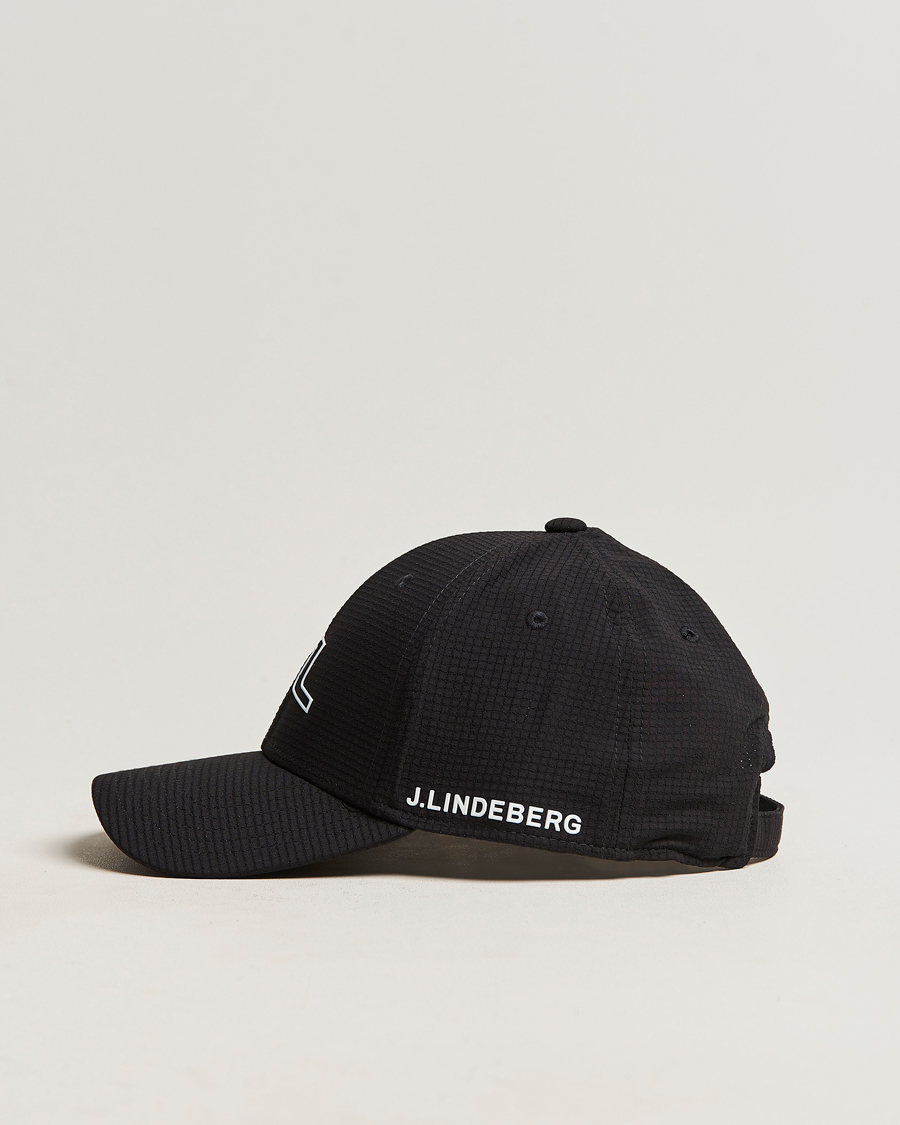 Herren | J.Lindeberg Caden Golf Cap Black | J.Lindeberg | Caden Golf Cap Black