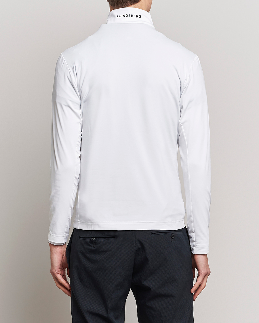 Herren | Pullover | J.Lindeberg | Luke Jersey Half Zip White