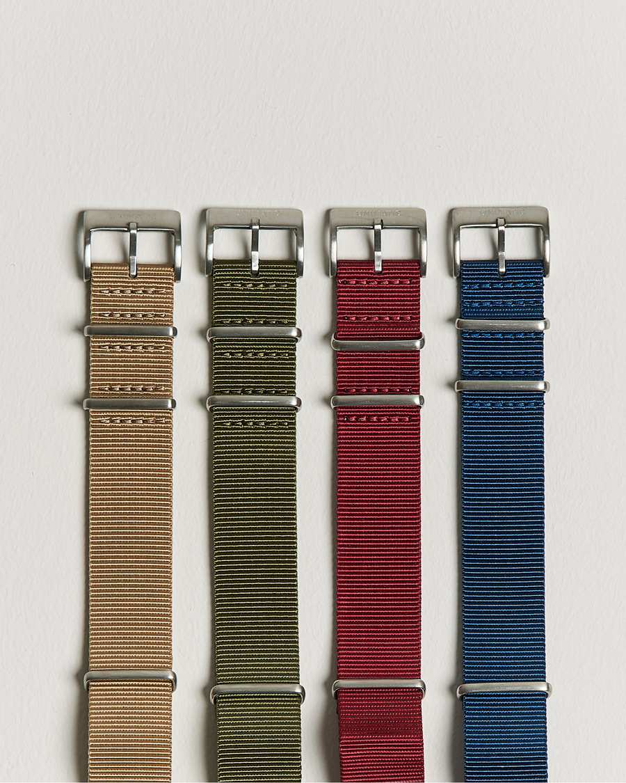Herren | Uhrenarmband | UNIMATIC | Heritage Nato Steel 22mm Strap Set Multi