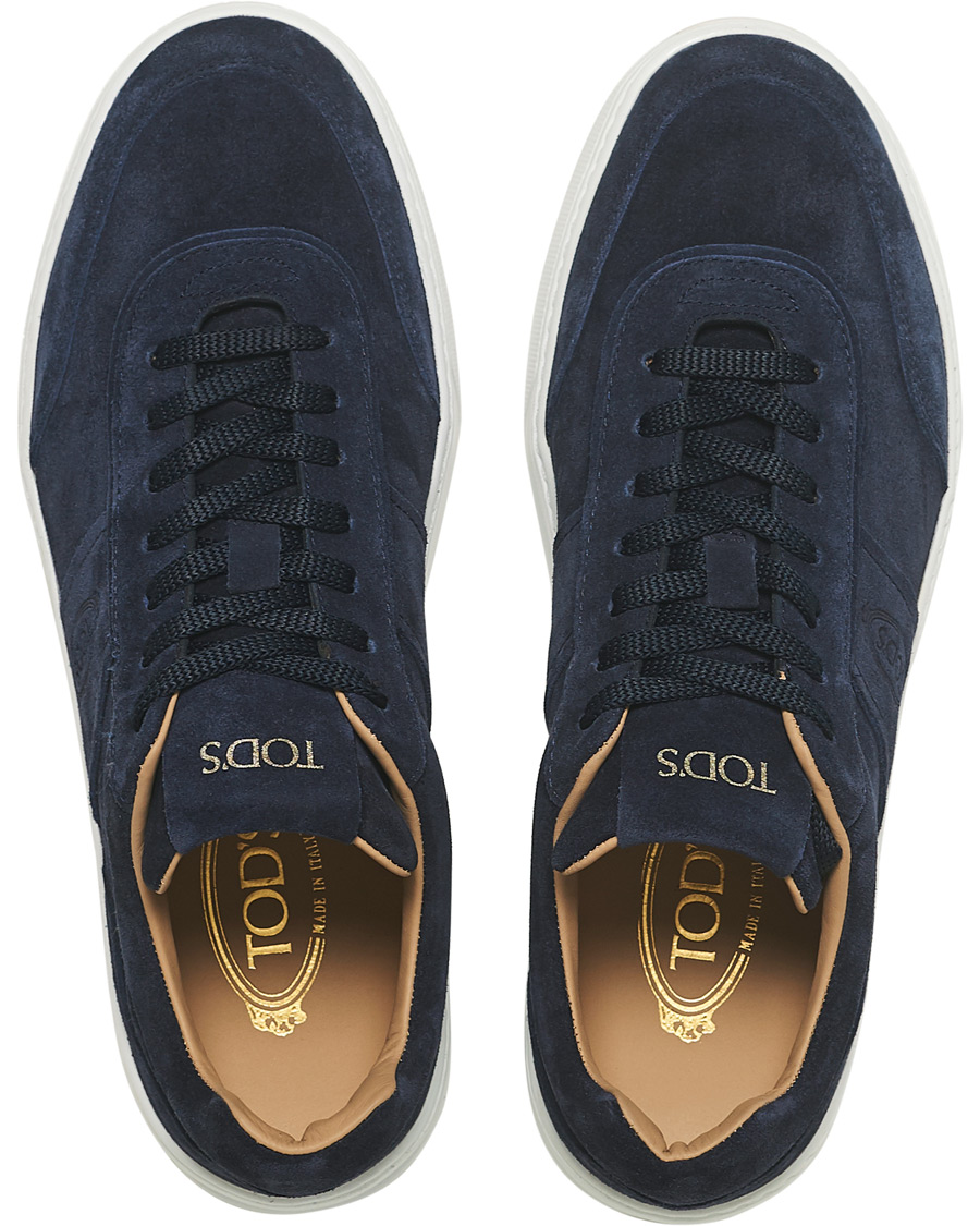 Herren | Tod's Cassetta Alta Sneaker Navy Suede | Tod's | Cassetta Alta Sneaker Navy Suede