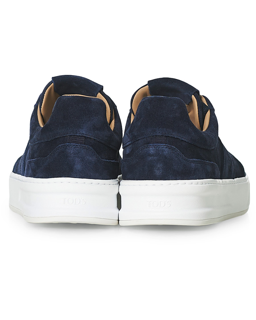 Herren | Tod's Cassetta Alta Sneaker Navy Suede | Tod's | Cassetta Alta Sneaker Navy Suede