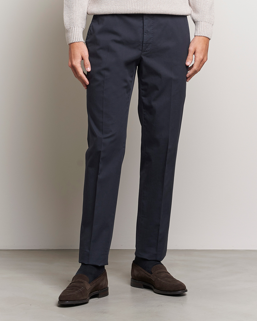 Herren | Hosen | Incotex | Regular Fit Comfort Chinos Navy