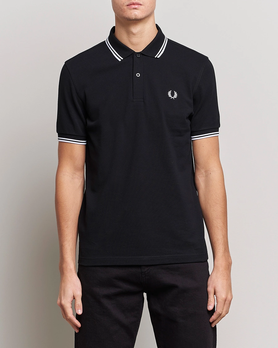 Herren | Kleidung | Fred Perry | Twin Tipped Polo Shirt Black