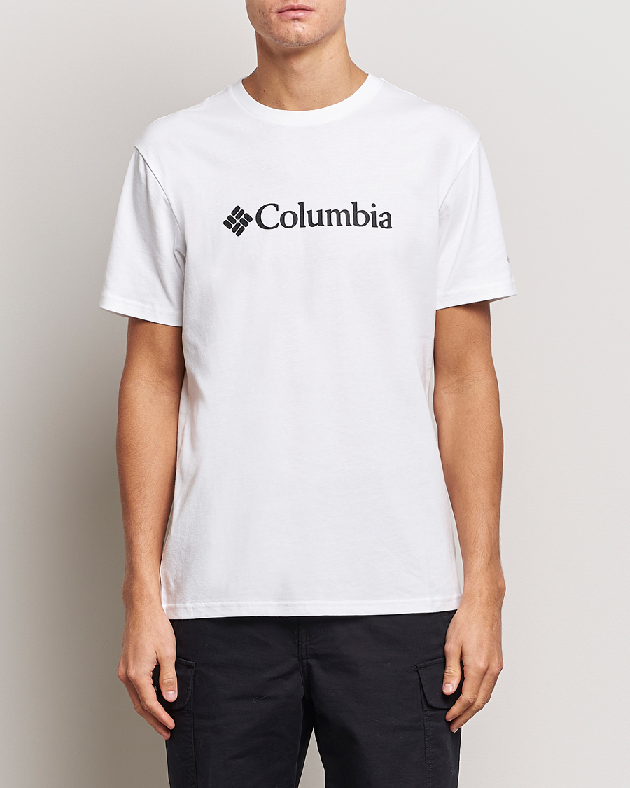 Herren | T-Shirts | Columbia | Organic Cotton Basic Logo T-Shirt White