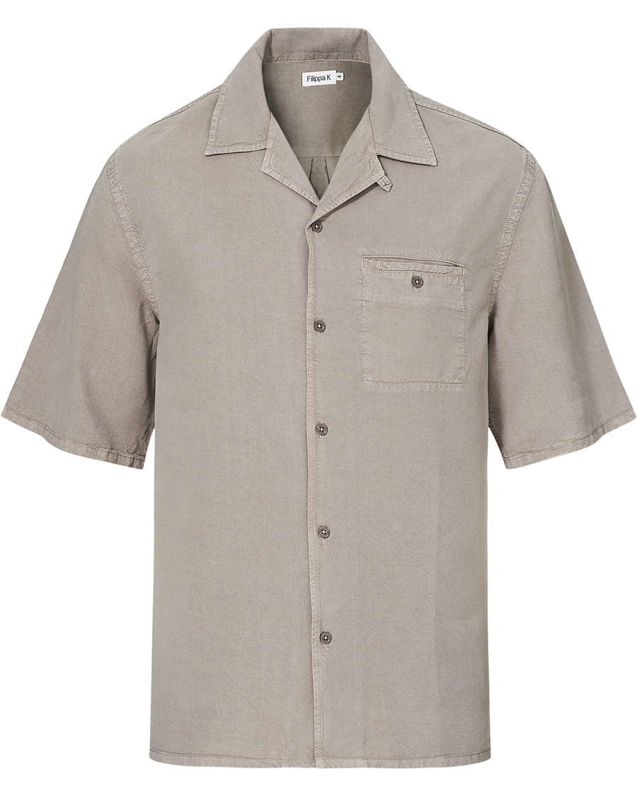 Herren | Hemden | Filippa K | Charlie Tencel Shirt Light Taupe