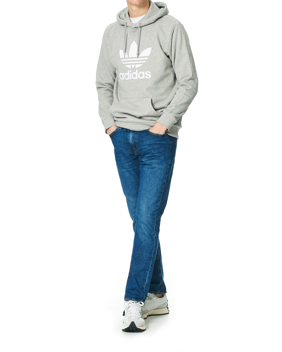 Herren | Pullover | adidas Originals | Trefoil Hoodie Grey Melange
