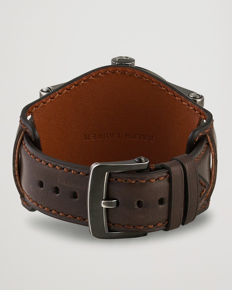 Herren | Polo Ralph Lauren 45mm Safari Chronometer Black Steel/Calf Strap | Polo Ralph Lauren | 45mm Safari Chronometer Black Steel/Calf Strap