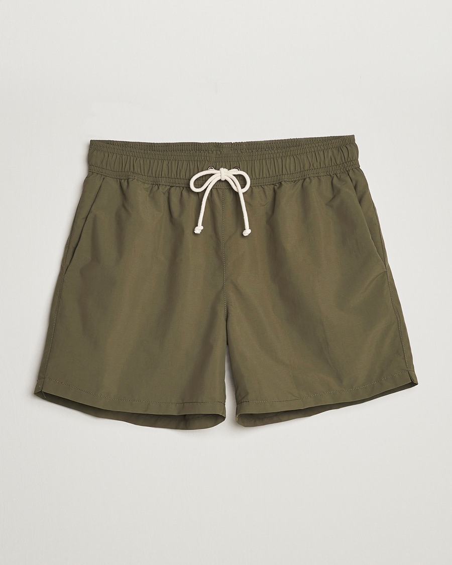 Herren | Ripa Ripa Plain Swimshorts Olive | Ripa Ripa | Plain Swimshorts Olive