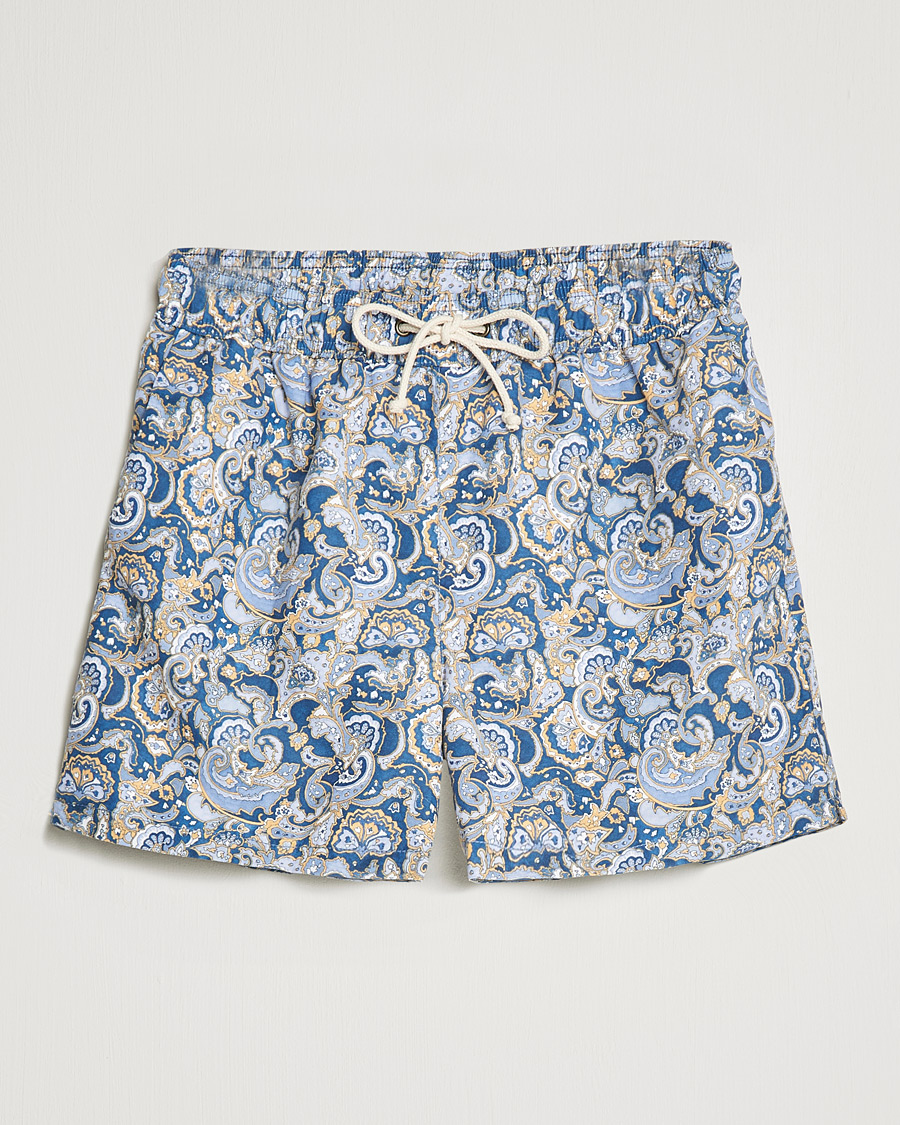 Herren | Badehosen | Ripa Ripa | Printed Swimshorts Blue/Light Blue