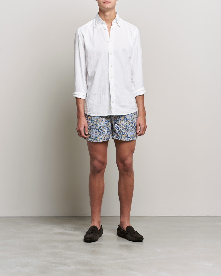 Herren | Badehosen | Ripa Ripa | Printed Swimshorts Blue/Light Blue