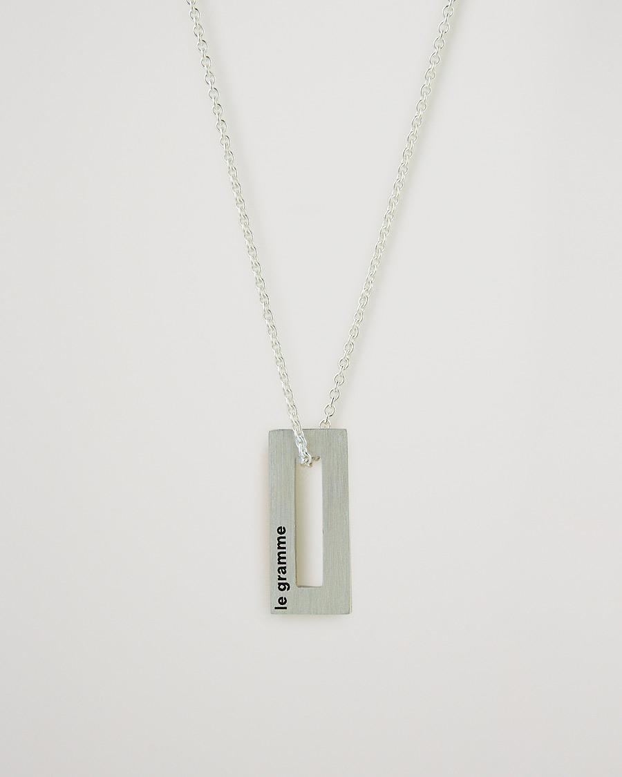 Herren | LE GRAMME Rectangular Necklace Le 1.5 Sterling Silver | LE GRAMME | Rectangular Necklace Le 1.5 Sterling Silver