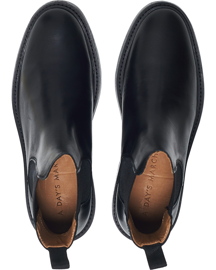 Herren | A Day's March Leather Chelsea Boot Black | A Day's March | Leather Chelsea Boot Black