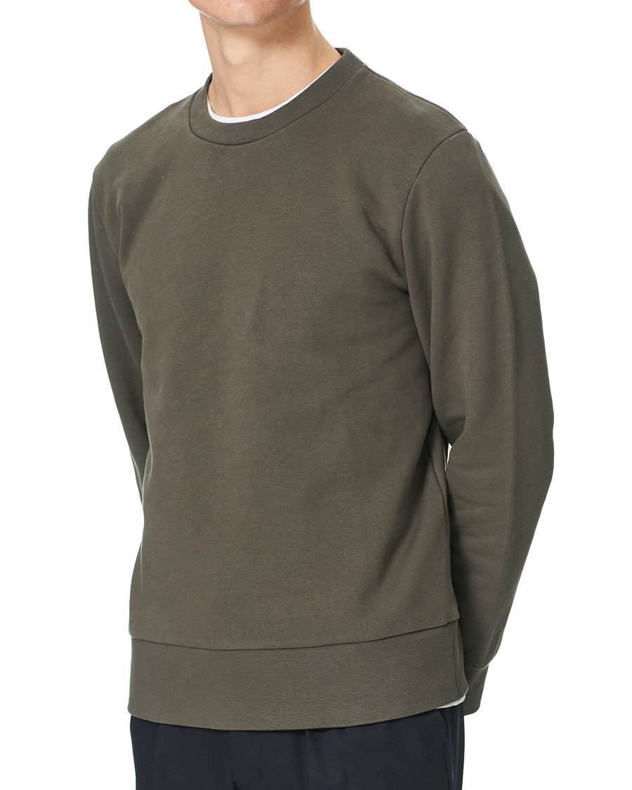 Herren | Pullover | A Day's March | Shaw Sturdy Fleece Sweatshirt Olive