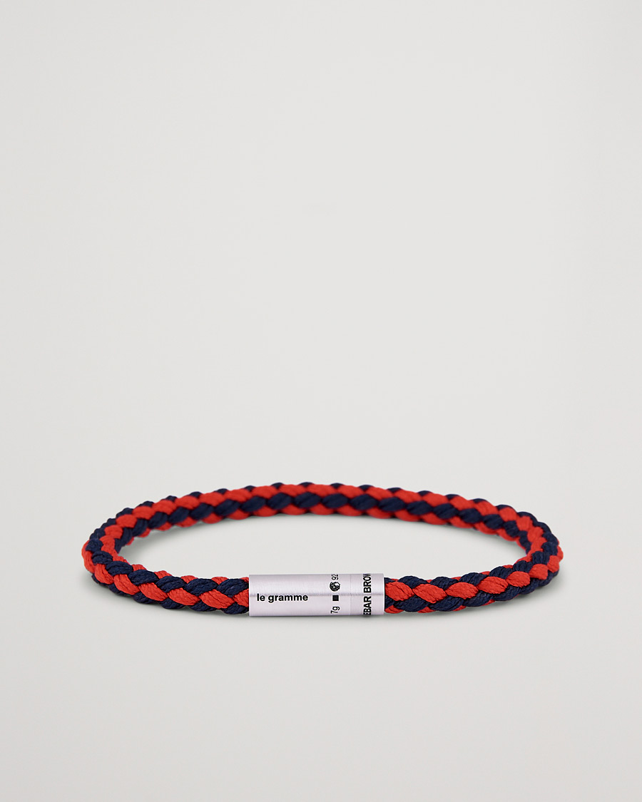 Herren | Schmuck | LE GRAMME | X Orlebar Brown Nato Bracelet Navy/Red