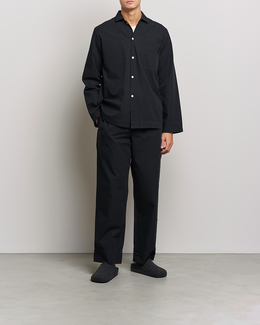 Herren | Schlafanzüge & Bademäntel | Tekla | Poplin Pyjama Pants All Black