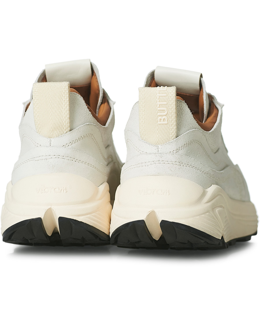 Herren | Buttero Vinci Bianchetto Leather Running Sneaker Off White | Buttero | Vinci Bianchetto Leather Running Sneaker Off White